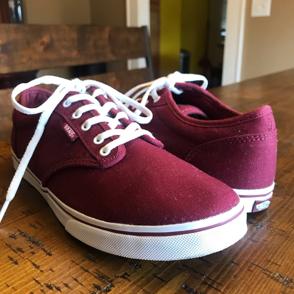 Women’s Maroon/Burgundy Vans